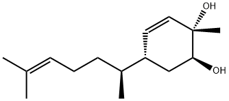 3,4-Dihydroxybisabola-1,10-diene 구조식 이미지