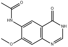 Acetamide, N-(3,4-dihydro-7-methoxy-4-oxo-6-quinazolinyl)- 구조식 이미지