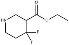 Ethyl 4,4-difluoropiperidine-3-carboxylate 구조식 이미지
