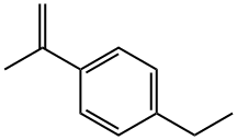 Benzene, 1-ethyl-4-(1-methylethenyl)- 구조식 이미지