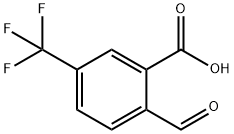 Benzoic acid, 2-formyl-5-(trifluoromethyl)- Structure