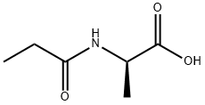 (2R)-2-propanamidopropanoic acid Structure