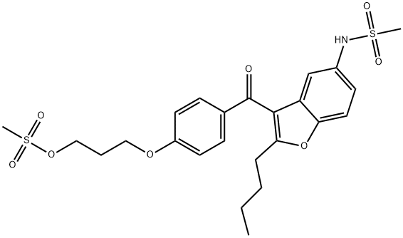 Dronedarone HCl  impurity 구조식 이미지