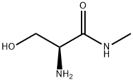 Propanamide, 2-amino-3-hydroxy-N-methyl-, (2S)- Structure