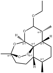 3,12-Epoxy-12H-pyrano[4,3-j]-1,2-benzodioxepin, 10-ethoxydecahydro-3,6,9-trimethyl-, (3R,5aS,6R,8aS,9R,12R,12aR)-rel- Structure