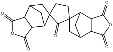 Dispiro[4,7-methanoisobenzofuran-5(3H),1'-cyclopentane-3',5''(3''H)-[4,7]methanoisobenzofuran]-1,1'',2',3,3''(4H,4''H)-pentone, octahydro- Structure