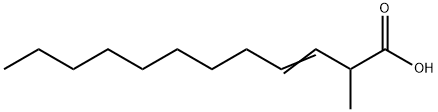 3-Dodecenoic acid, 2-methyl- Structure