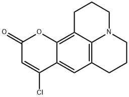 1H,5H,11H-[1]Benzopyrano[6,7,8-ij]quinolizin-11-one, 9-chloro-2,3,6,7-tetrahydro- (9CI) Structure