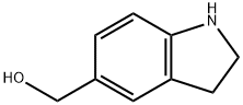 1H-Indole-5-methanol, 2,3-dihydro- 구조식 이미지