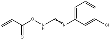 [amino(3-chlorophenyl)methylidene]amino prop-2-enoate 구조식 이미지