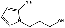 1H-Pyrazole-1-propanol,5-amino-(9CI) Structure