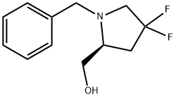 (2S)-(1-Benzyl-4,4-difluoro-pyrrolidin-2-yl)-methanol Structure