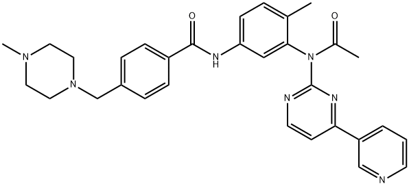 Imatinib N-Acetyl Impurity Structure