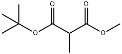 1-tert-Butyl 3-methyl 2-methylmalonate 구조식 이미지