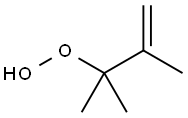 Hydroperoxide, 1,1,2-trimethyl-2-propen-1-yl- Structure