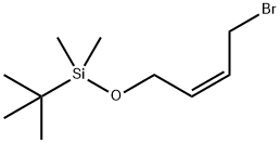 Silane, [[(2Z)-4-bromo-2-buten-1-yl]oxy](1,1-dimethylethyl)dimethyl- Structure