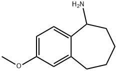 5H-Benzocyclohepten-5-amine, 6,7,8,9-tetrahydro-2-methoxy- Structure