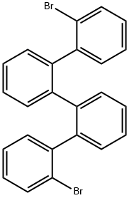 1,1':2',1'':2'',1'''-Quaterphenyl, 2,2'''-dibromo- Structure