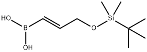 Boronic acid, B-[(1E)-3-[[(1,1-dimethylethyl)dimethylsilyl]oxy]-1-propen-1-yl]- Structure