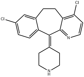 Desloratadine 4,8-Dichloro Impurity Structure