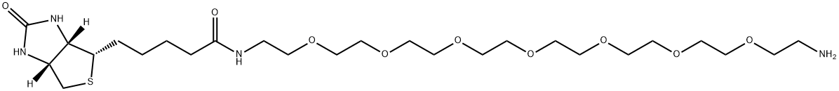 Biotin-PEG7-Amine Structure