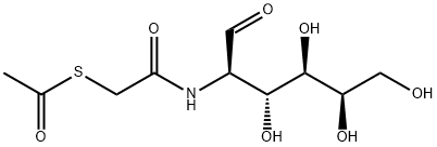 D-Galactose, 2-[[2-(acetylthio)acetyl]amino]-2-deoxy- Structure