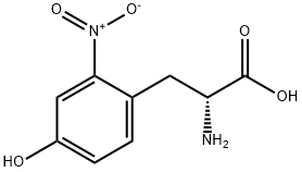 D-Tyrosine, 2-nitro- Structure