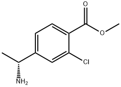 methyl 4-[(1S)-1-aminoethyl]-2-chlorobenzoate Structure