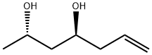 6-Heptene-2,4-diol, (2S,4S)- 구조식 이미지