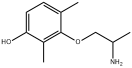 Phenol, 3-(2-aminopropoxy)-2,4-dimethyl- Structure