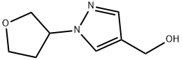 1-(oxolan-3-yl)-1H-pyrazol-4-yl]methanol Structure