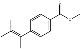 4-(1,2-Dimethyl-1-propen-1-yl)-benzoic Acid Methyl Ester Structure