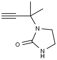 1-(2-methylbut-3-yn-2-yl)imidazolidin-2-one Structure