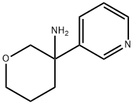 2H-Pyran-3-amine, tetrahydro-3-(3-pyridinyl)- Structure