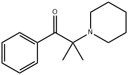 1-Propanone, 2-methyl-1-phenyl-2-(1-piperidinyl)- Structure