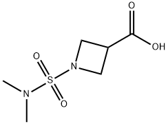 1-(dimethylsulfamoyl)azetidine-3-carboxylic acid Structure