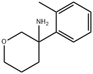 2H-Pyran-3-amine, tetrahydro-3-(2-methylphenyl)- 구조식 이미지