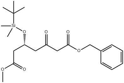 Heptanedioic acid, 3-[[(1,1-dimethylethyl)dimethylsilyl]oxy]-5-oxo-, 1-methyl 7-(phenylmethyl) ester, (3R)- 구조식 이미지