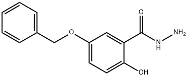 JR-13551, 5-(Benzyloxy)-2-hydroxybenzohydrazide, 97% 구조식 이미지