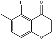 4H-1-Benzopyran-4-one, 5-fluoro-2,3-dihydro-6-methyl- Structure