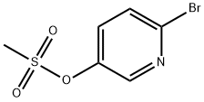 3-Pyridinol, 6-bromo-, 3-methanesulfonate 구조식 이미지