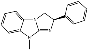 3H-Imidazo[1,2-a]benzimidazole, 2,9-dihydro-9-methyl-2-phenyl-, (2R)- 구조식 이미지