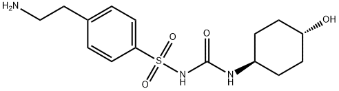 Glyburide Desbenzamide trans-4-Hydroxy Impurity Structure