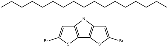 4H-Dithieno[3,2-b:2',3'-d]pyrrole, 2,6-dibromo-4-(1-octylnonyl)- Structure