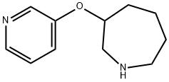 1H-Azepine, hexahydro-3-(3-pyridinyloxy)- Structure
