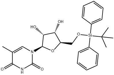 5'-O-tert-butyldiphenylsilyl-O2-2'-anhydro-5-methyluridine Structure