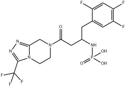 Sitagliptin N-Phoshate IMpurity Structure
