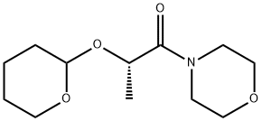 1-Propanone, 1-(4-morpholinyl)-2-[(tetrahydro-2H-pyran-2-yl)oxy]-, (2S)- 구조식 이미지