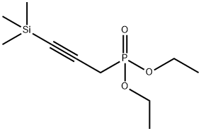 Diethyl P-[3-(trimethylsilyl)-2-propyn-1-yl]phosphonate Structure