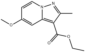 Pyrazolo[1,5-a]pyridine-3-carboxylic acid, 5-methoxy-2-methyl-, ethyl ester Structure